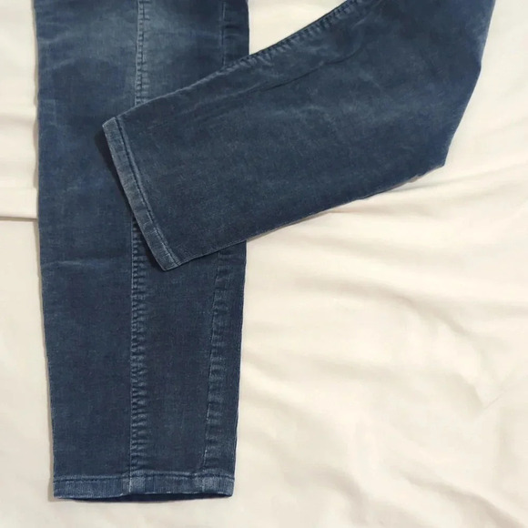 WHBM Everyday Soft High-Rise Skinny Corduroy Pants, Color Blue Size 00S - Picture 7 of 16